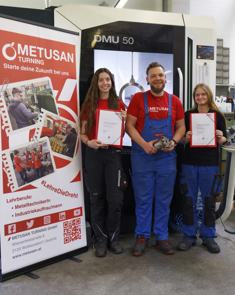 Gratulation zur Lehrabschlussprüfung – METUSAN TURNING
